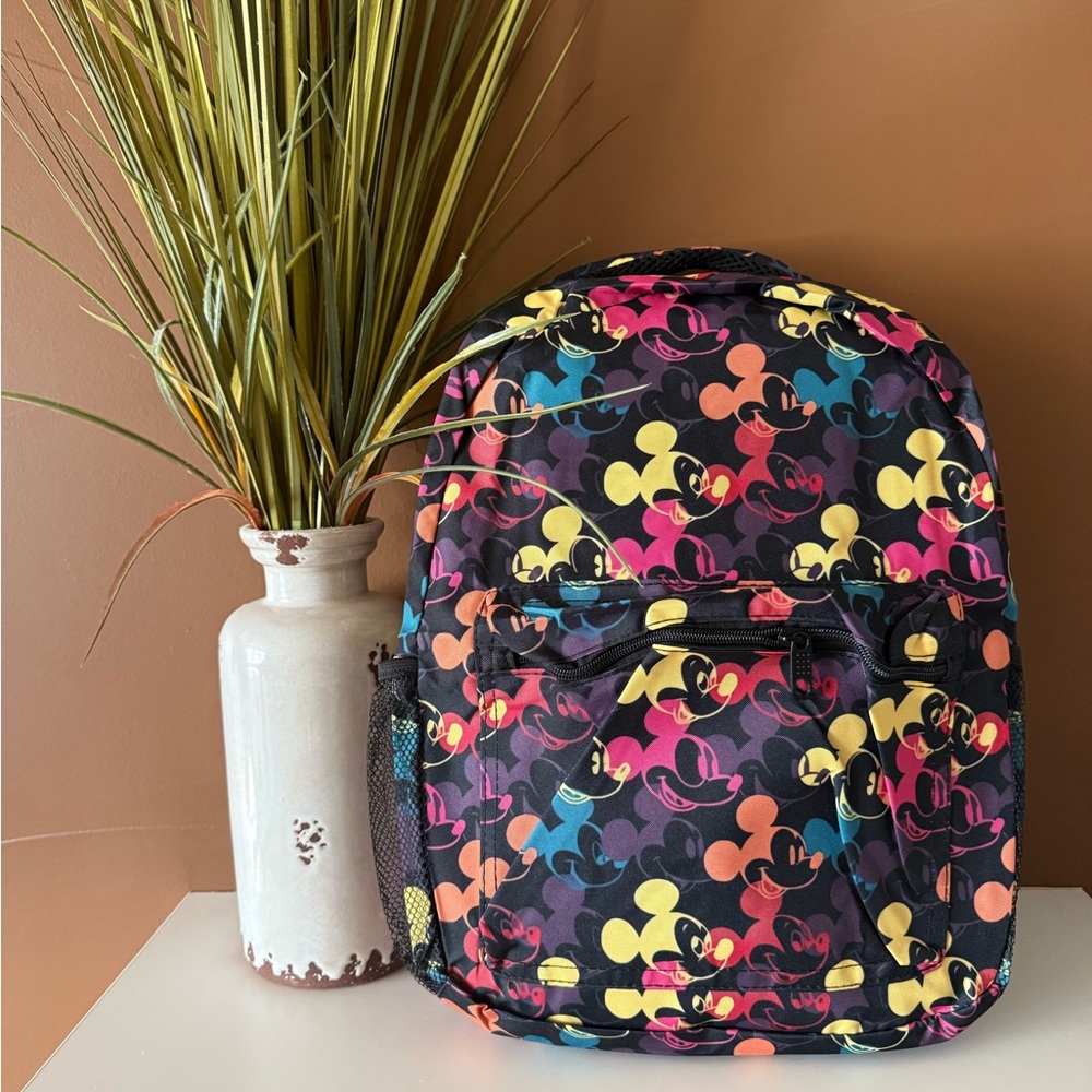 Mickey Mouse Multicolor Backpack 12x5x15 NWOT Fashion Bag